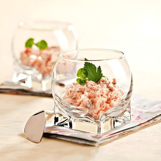 230ml clear glass dessert cup for sweets and appetizers Beirut Lebanon