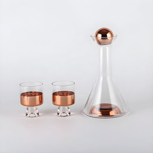 Elegant glassware set for modern home and bar in Beirut Lebanon
