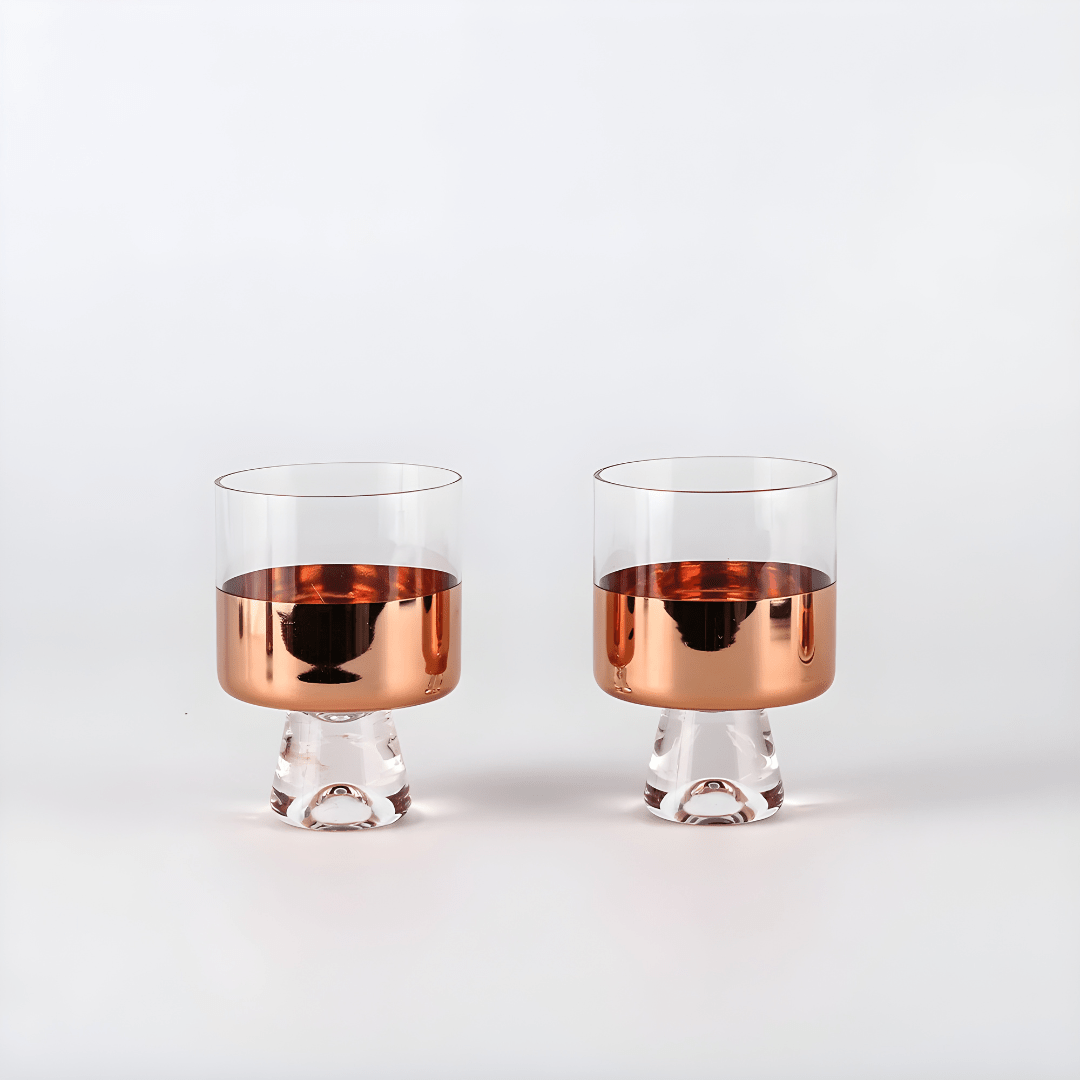 Elegant glassware set for modern home and bar in Beirut Lebanon