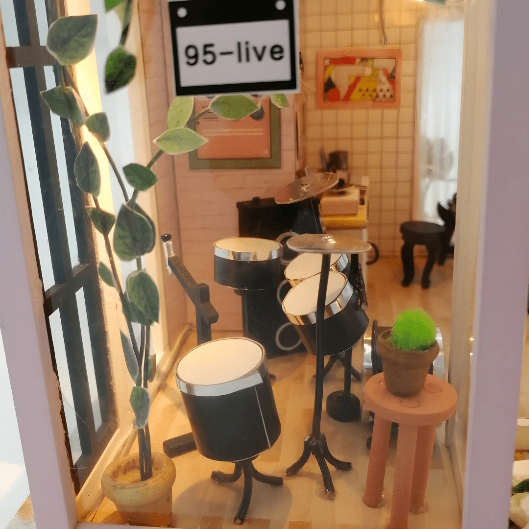 Miniature Music Studio DIY Kit with Dust Cover Beirut Lebanon