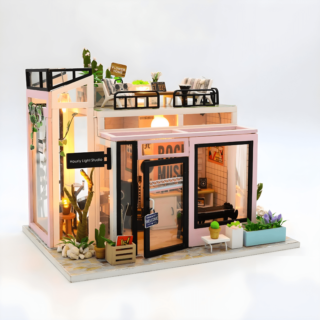 Miniature Music Studio DIY Kit with Dust Cover Beirut Lebanon