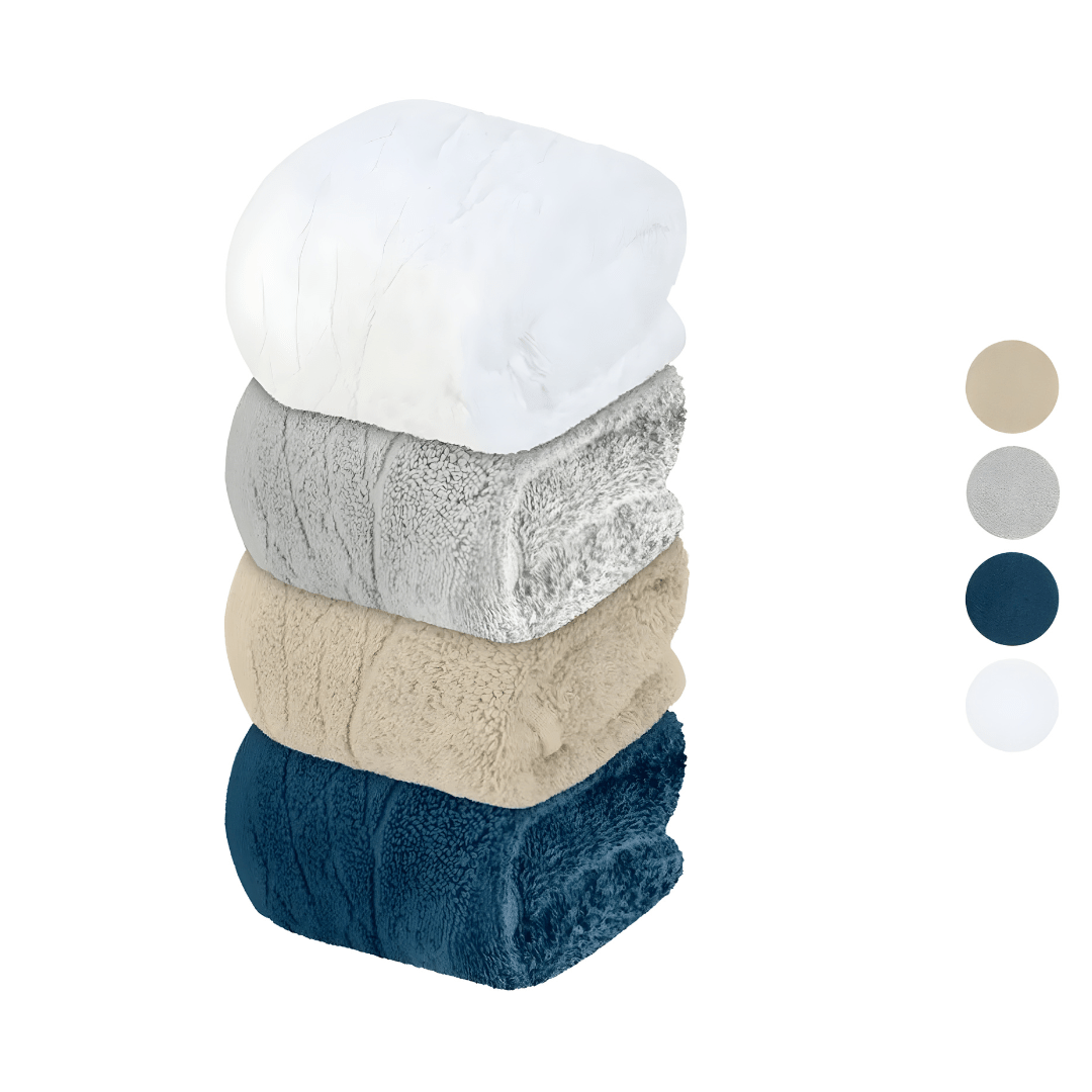 LIVARNO Home Organic Cotton Guest Towels 30x50cm – Quick Dry & Soft