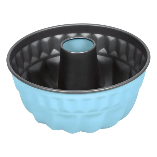 ERNESTO® Bundt Baking Pan with ILAG® non-stick coating in blue – 31.9×13×7.3cm.