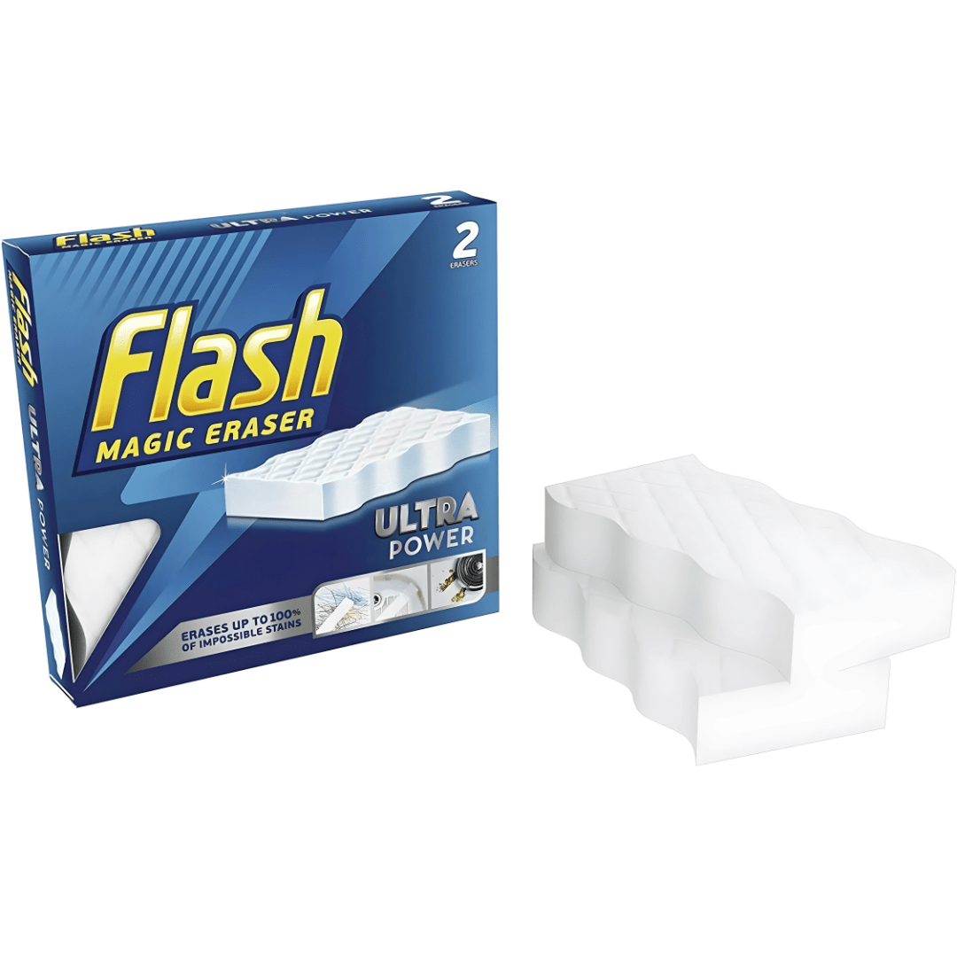 Flash Magic Eraser Ultra Power 2pcs – EU made cleaning sponge in Beirut