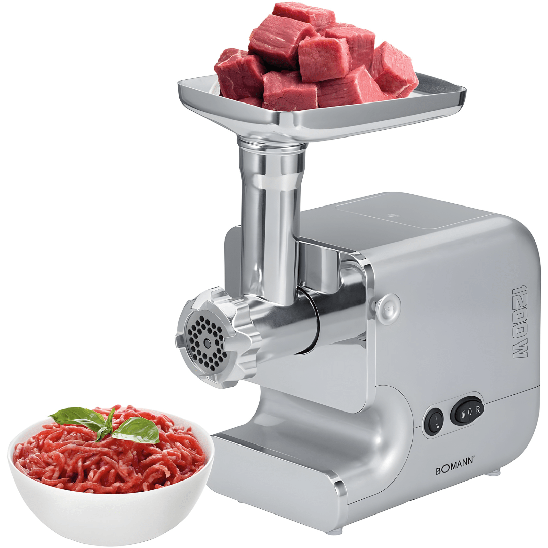 Bomann electric meat grinder 1200W with sausage, kebbe, and pastry attachments – Beirut Lebanon