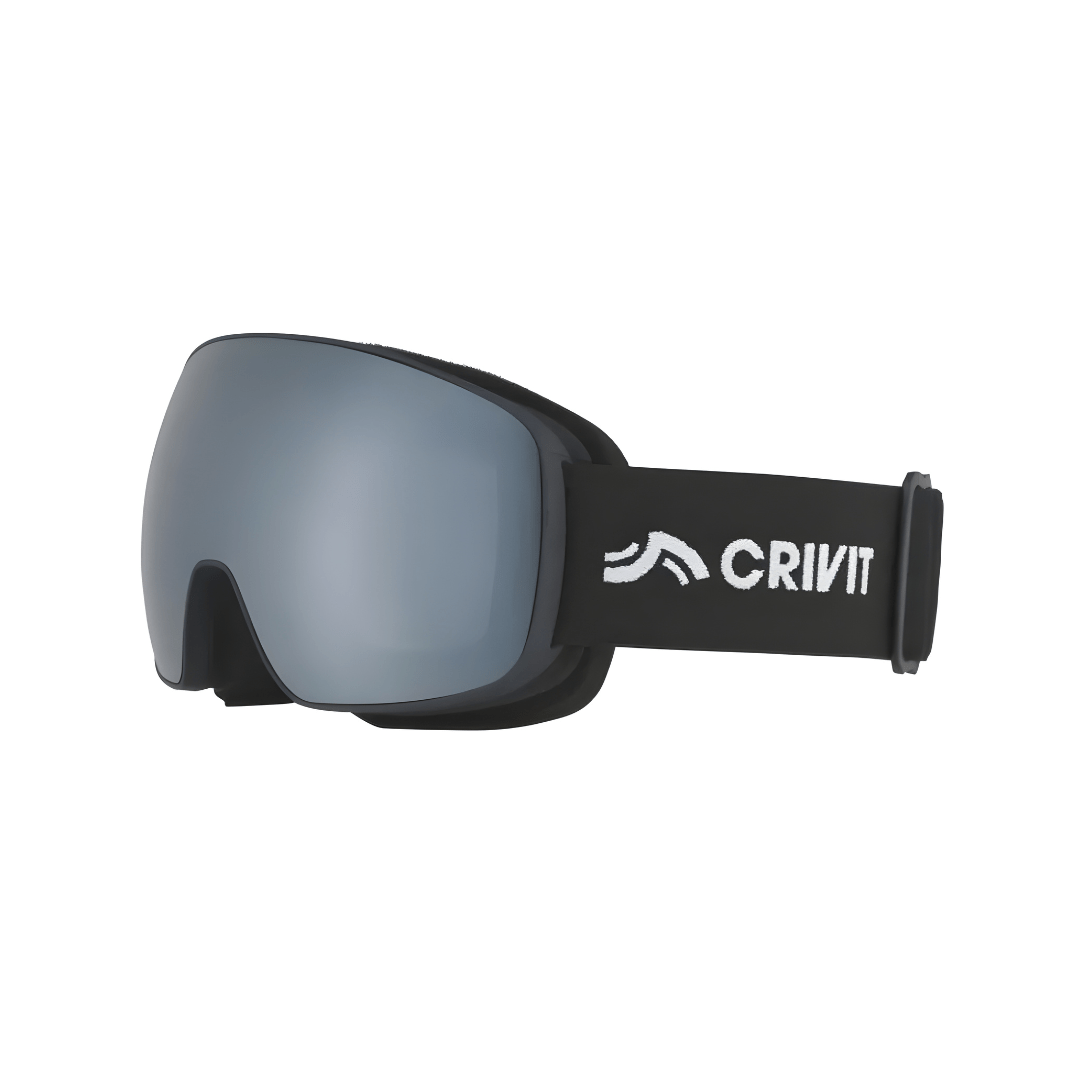 Crivit children’s ski and snowboard goggles with anti-fog mirrored lenses, UV protection, and adjustable non-slip headband – black and white models, Beirut Lebanon