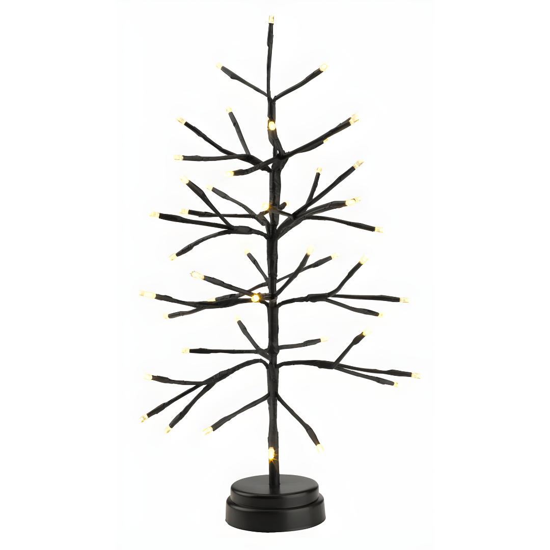 Livarno Home mini LED tree with 38 warm white lights, battery operated with timer – elegant indoor Christmas decoration for Beirut Lebanon homes