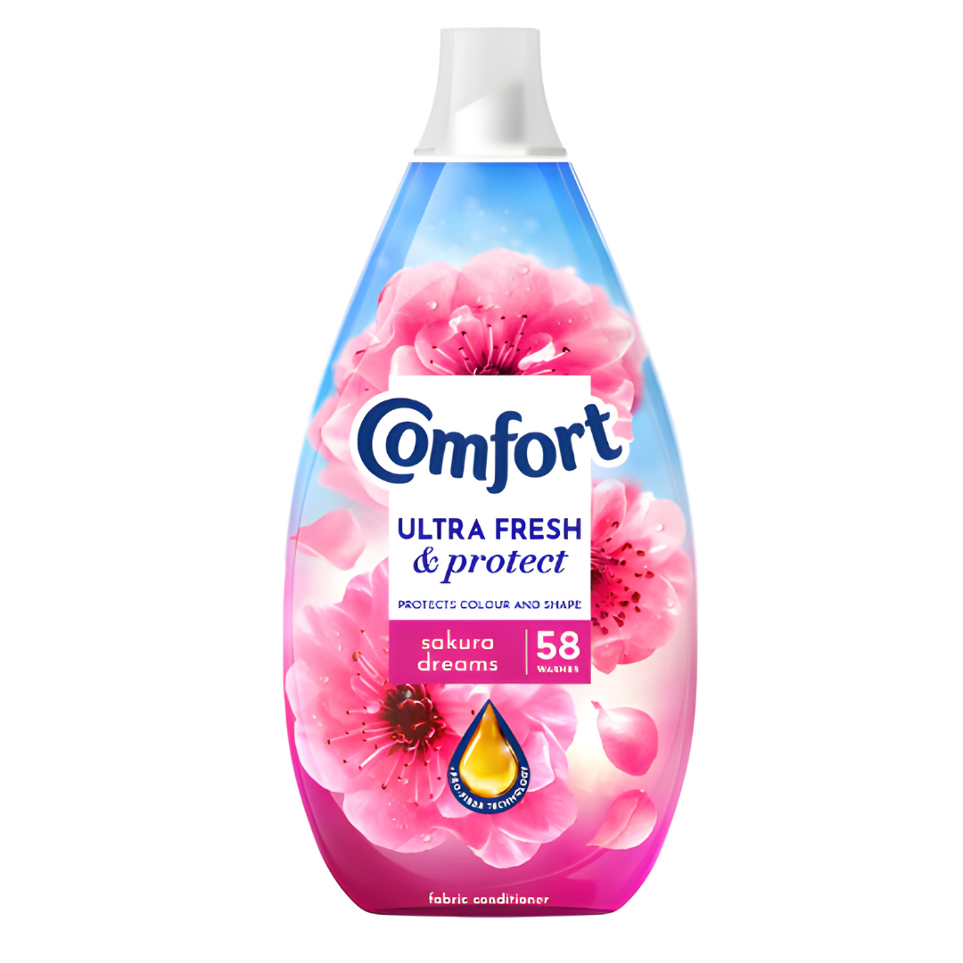 Comfort Ultimate Care Fabric Conditioner 870ml – 58 Washes (EU Made)