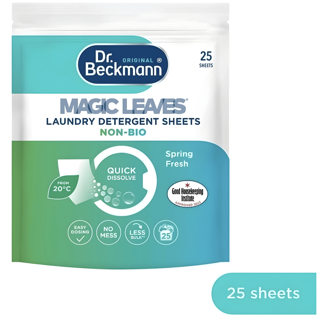 Dr. Beckmann Magic Leaves Laundry Detergent Sheets 25-Pack