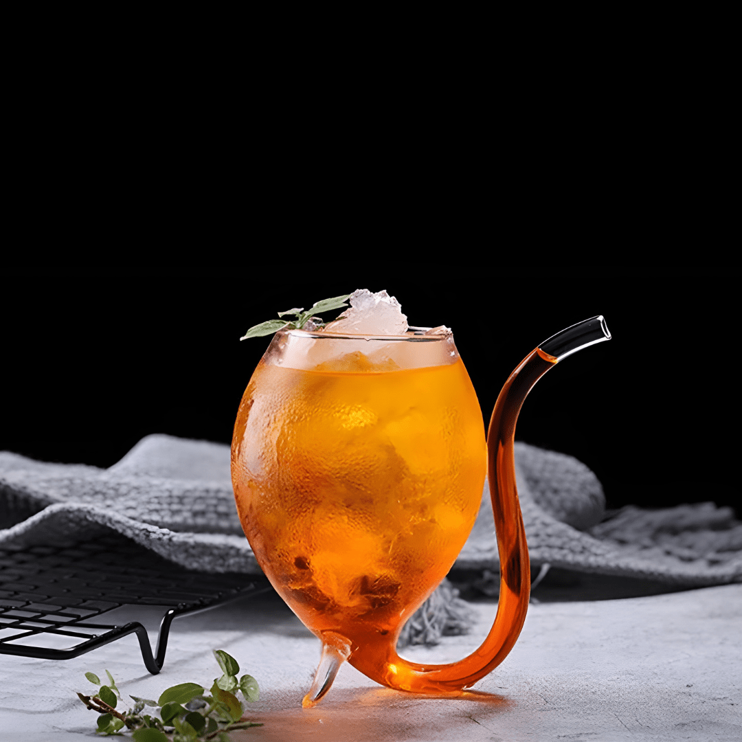 300ml elegant glass sip cup with built-in straw for cocktails and juices – Beirut Lebanon
