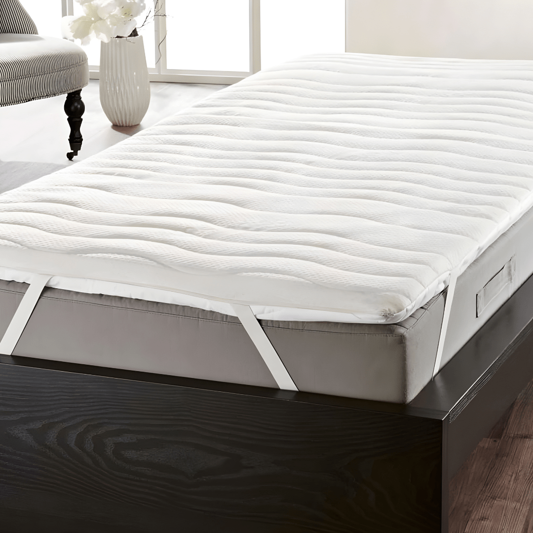 Meradiso mattress topper 90×200 cm with double jersey cover and 5 cm comfort support