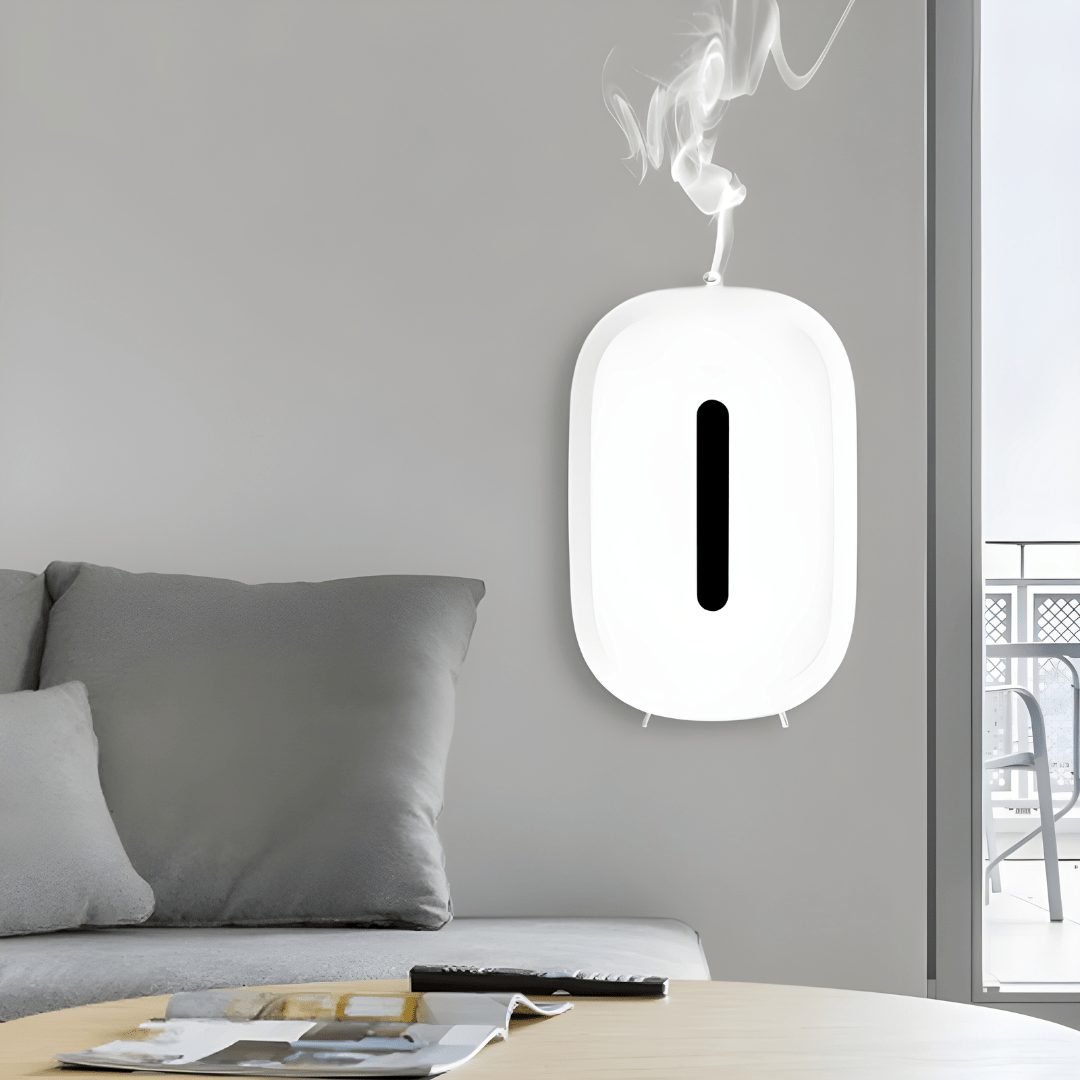 Premium waterless essential aroma oil diffuser J08 in white