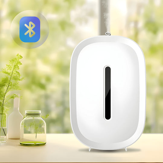 Premium waterless essential aroma oil diffuser J08 in white