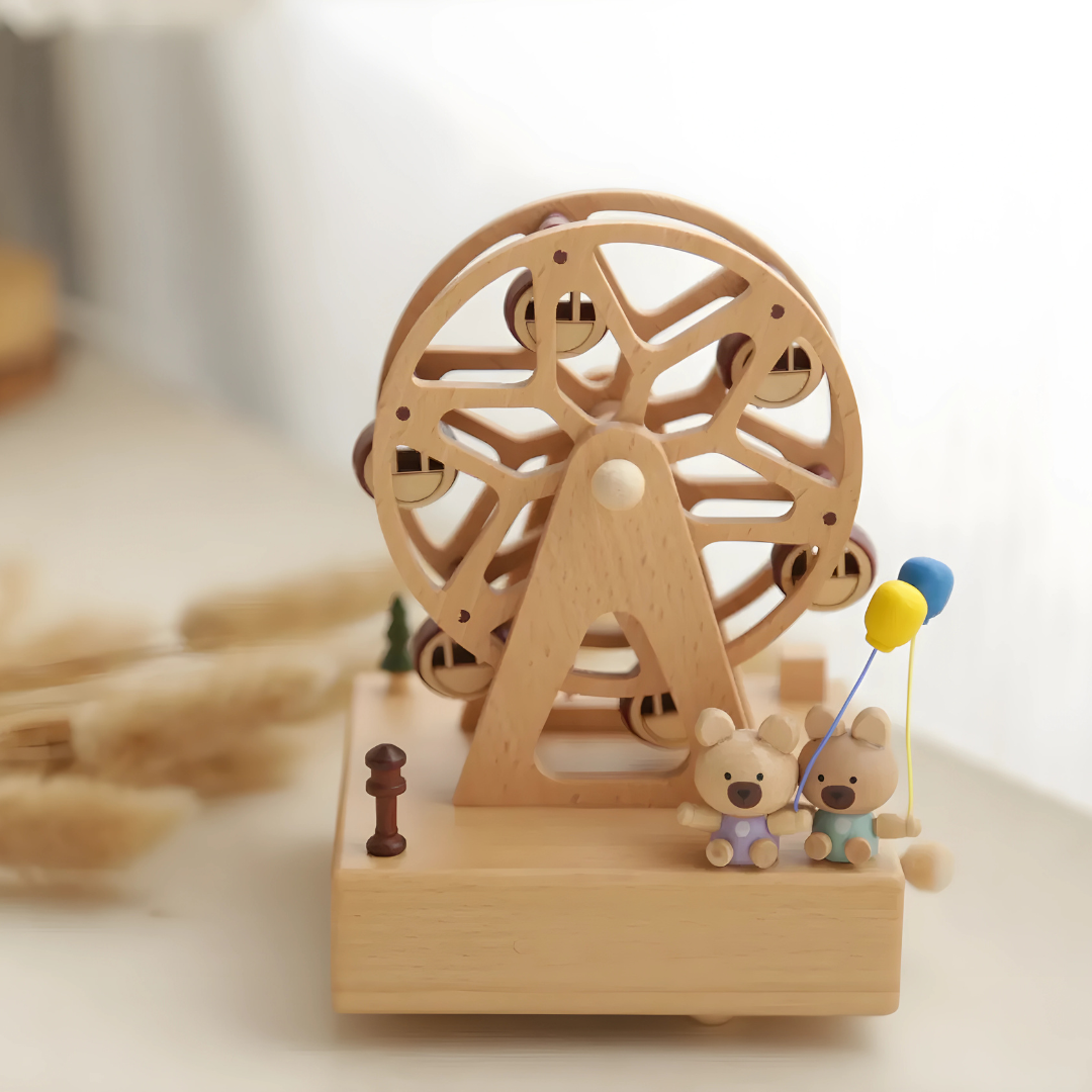 Ferris Wheel Wooden Music Box