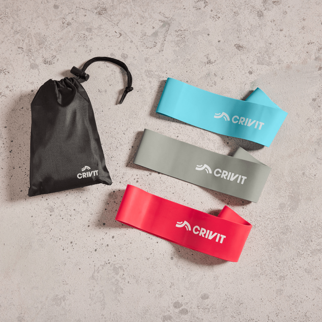 Crivit Fitnessbanden Set van 3 of Rubberen Banden Set van 1