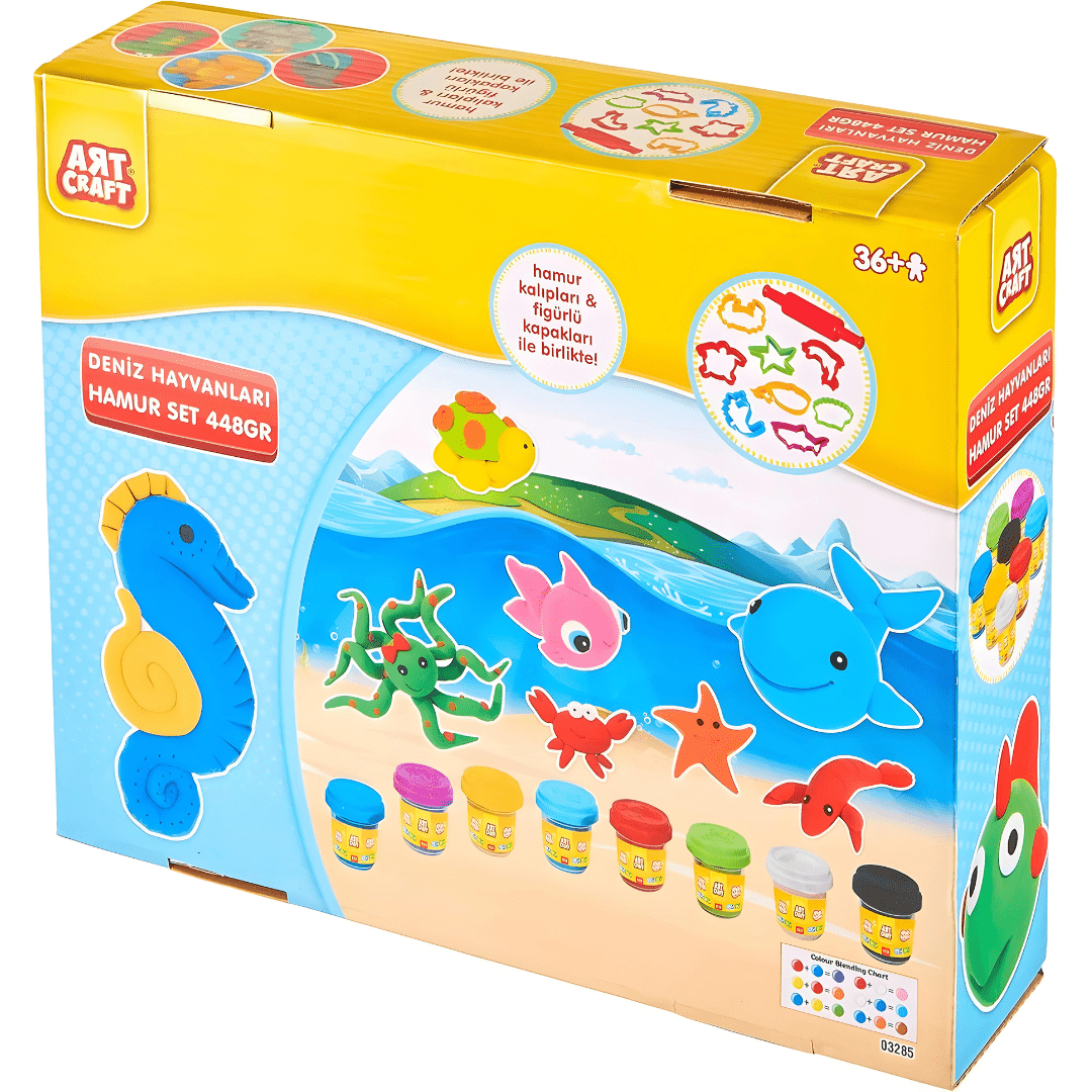 Art Craft Sea Animals Play Dough Set