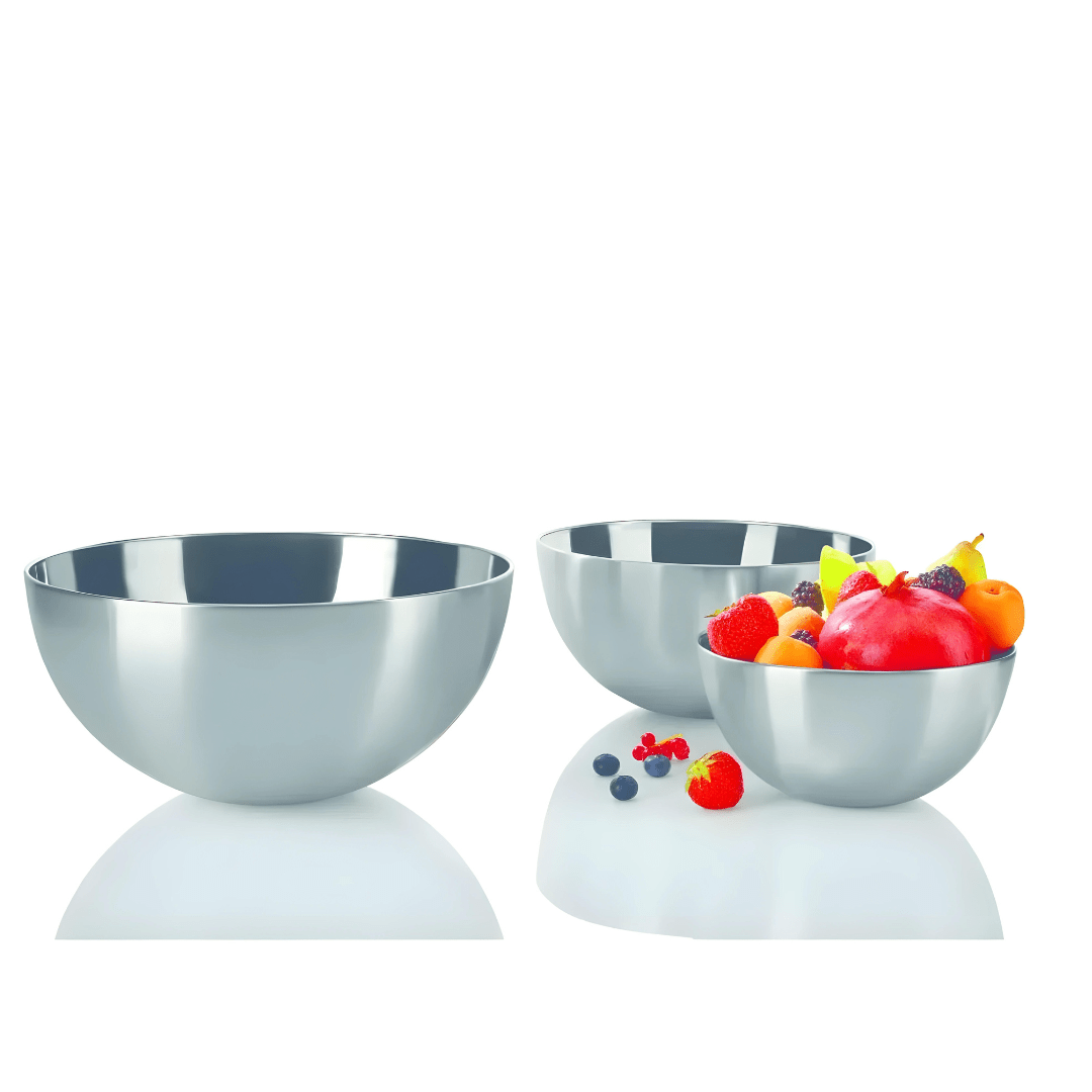 Ernesto Set of 3 stainless steel bowls