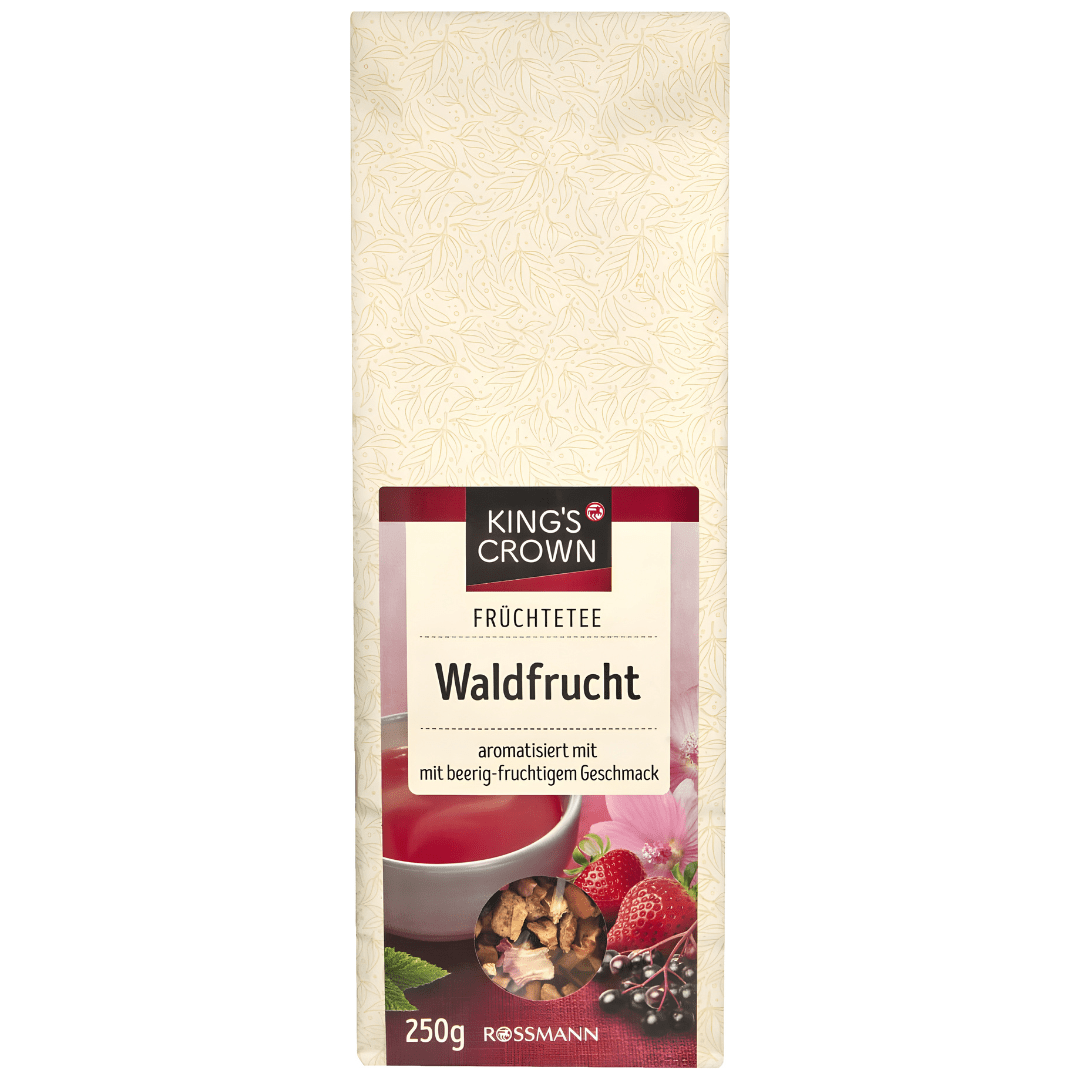 German forest fruit tea by King’s Crown made for Rossmann
