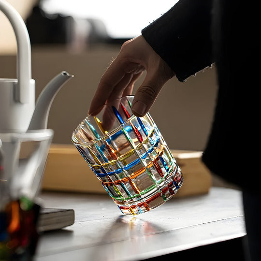 Handgeschilderd glas-in-lood 300ml