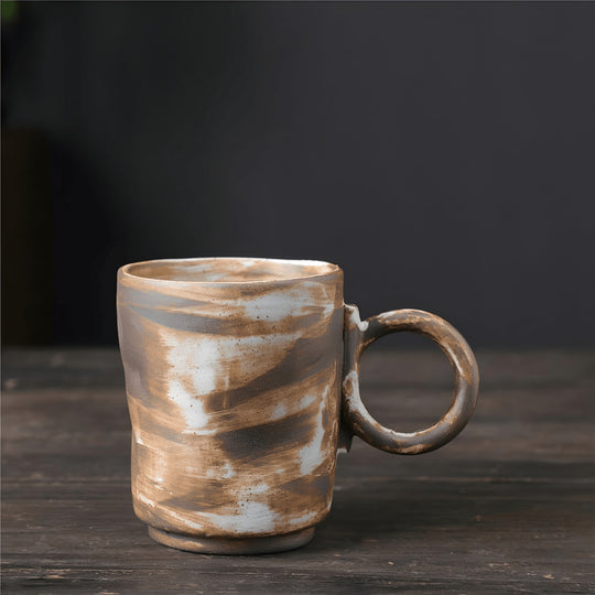 Rustic Stoneware Coffee Cup | European Household