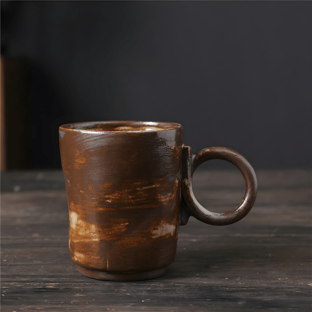 Rustic Stoneware Coffee Cup | European Household