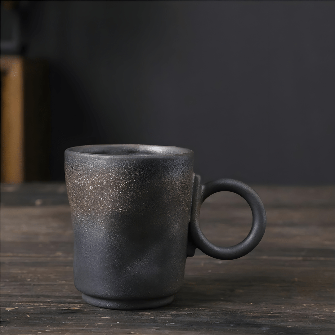 Rustic Stoneware Coffee Cup | European Household