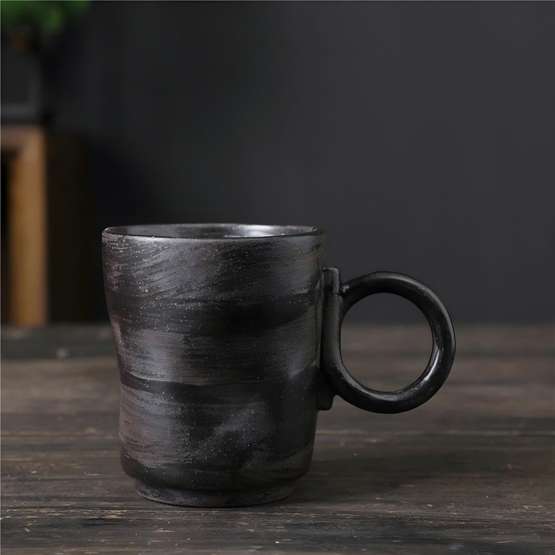 Rustic Stoneware Coffee Cup | European Household