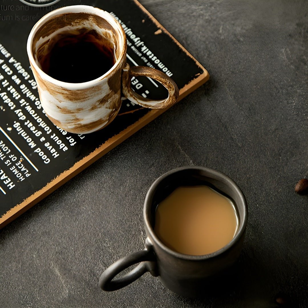 Rustic Stoneware Coffee Cup | European Household