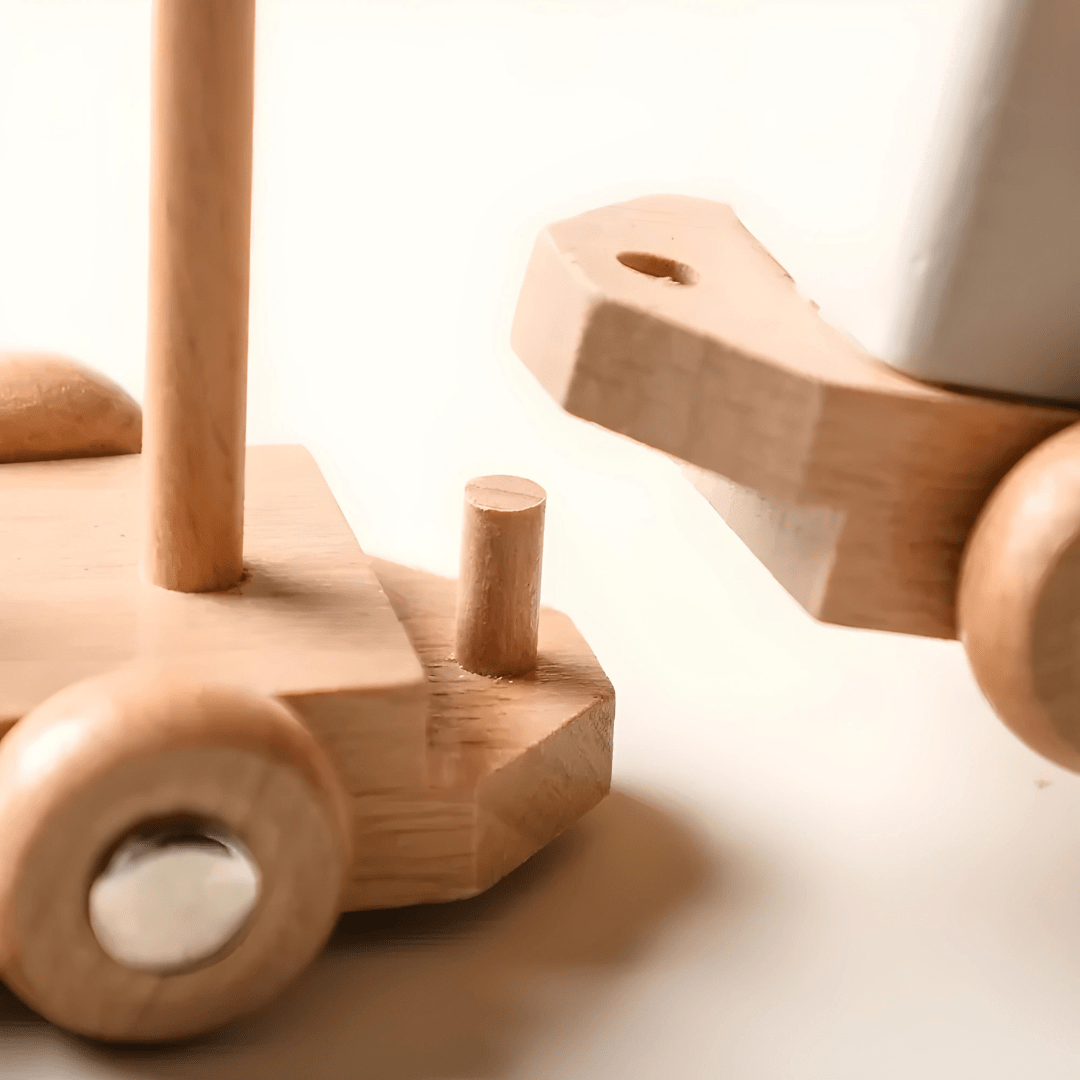 Premium Wooden Train Set 12 Pieces