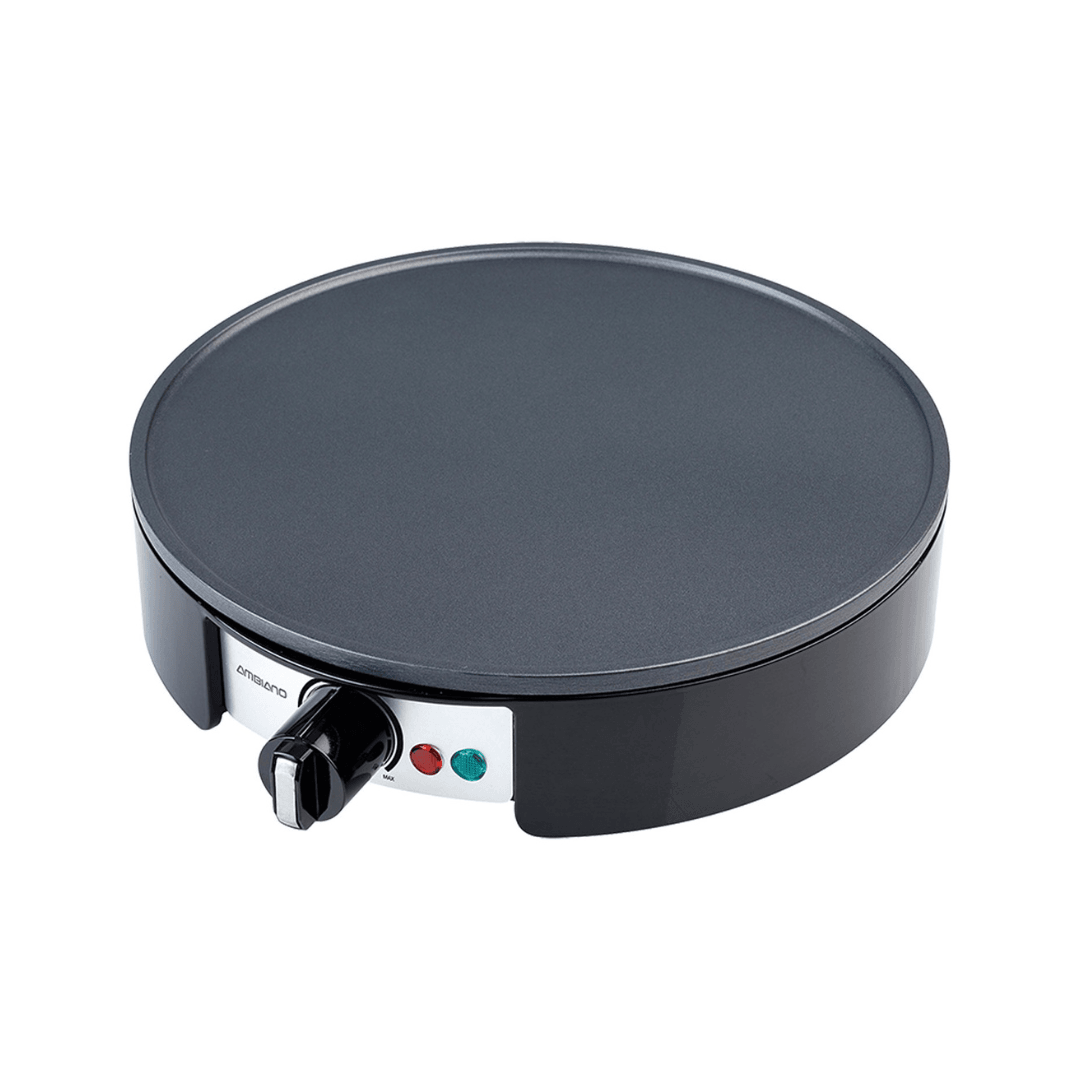 AMBIANO Crepe Maker 1000W Effortless Crepe Cooking for Perfect