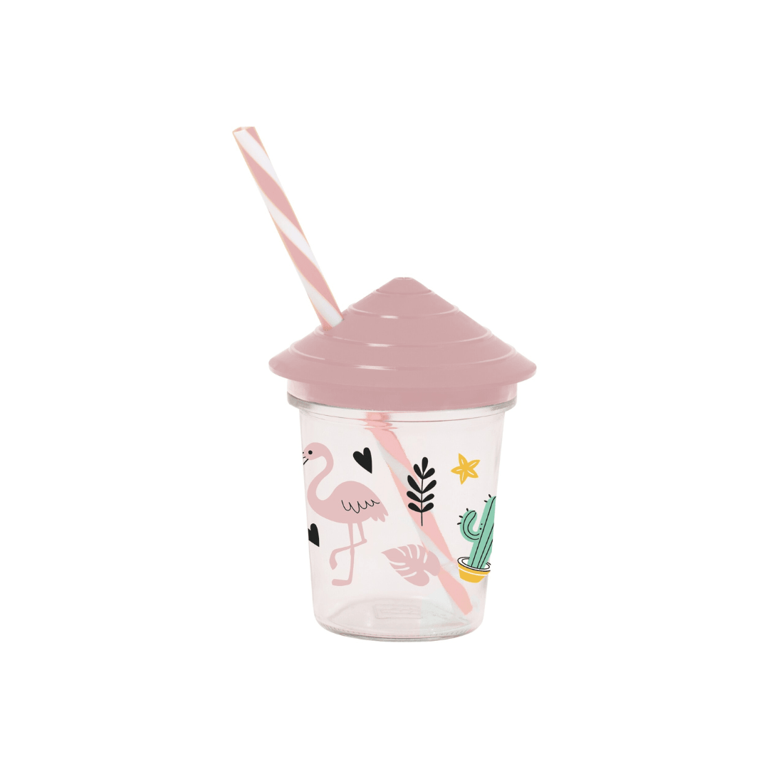 Decorated Glass Tumbler 320ML - EUROPEAN HOUSE HOLD