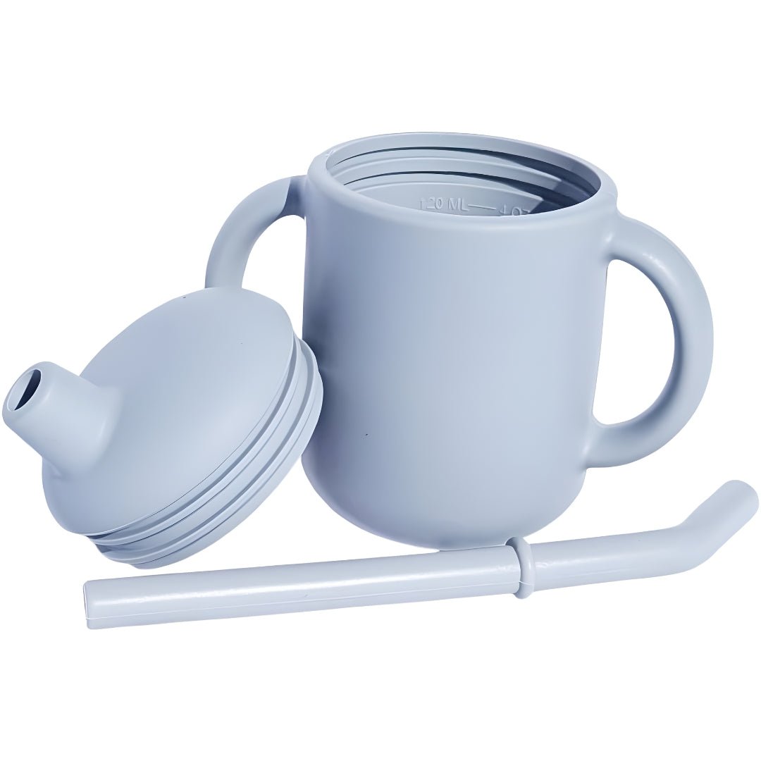 Premium baby sippy cup with detachable straw