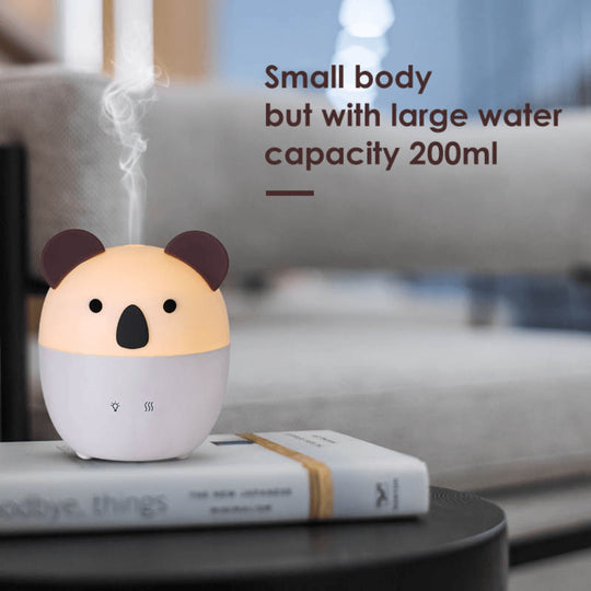 Koala shape aroma diffuser 160ml cool mist humidifier for kids – Beirut Lebanon