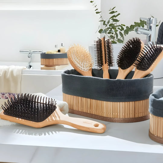 Livarno Home Bamboo Hair Brush - EUROPEAN HOUSE HOLD