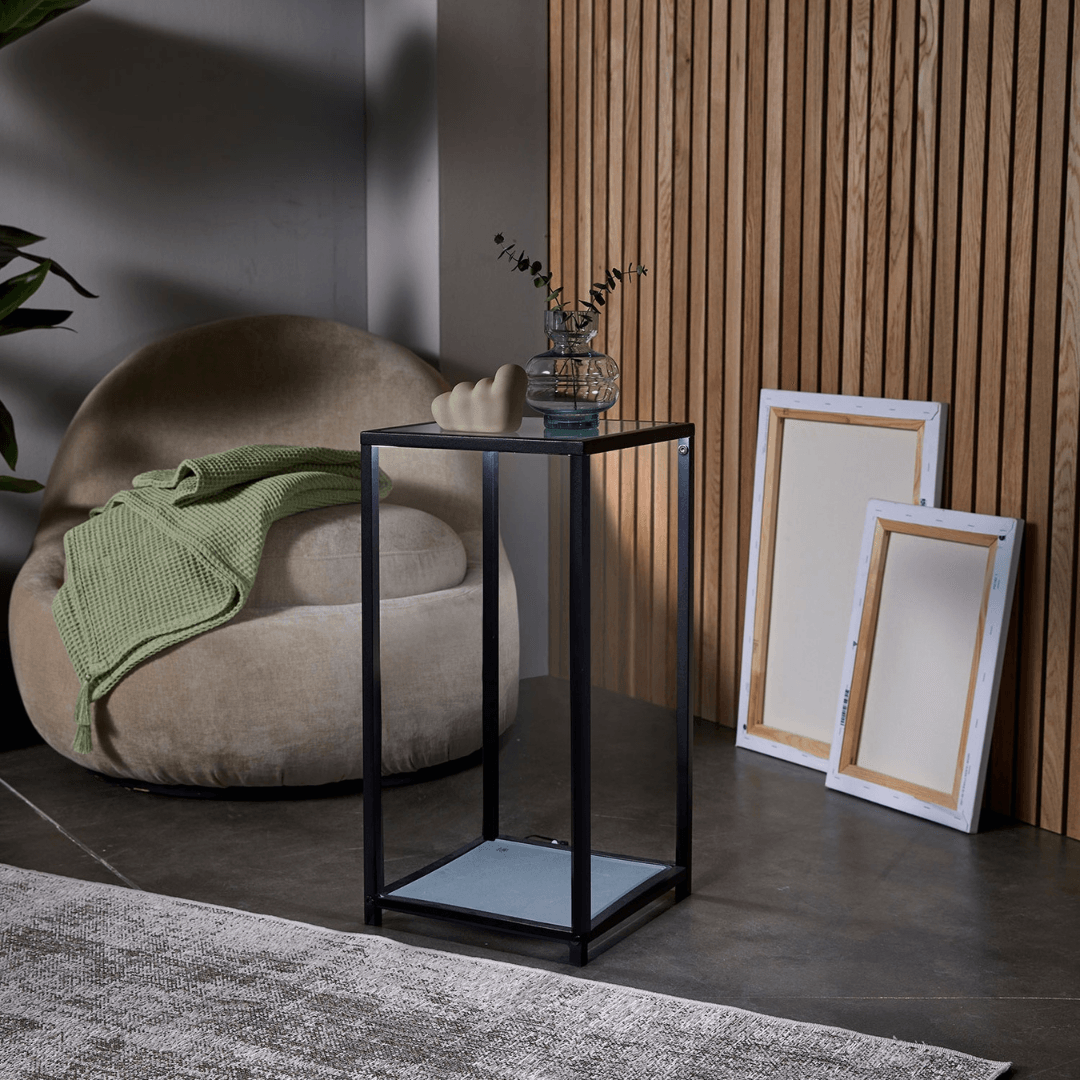 LIVING STYLE LED metal pedestal - EUROPEAN HOUSE HOLD