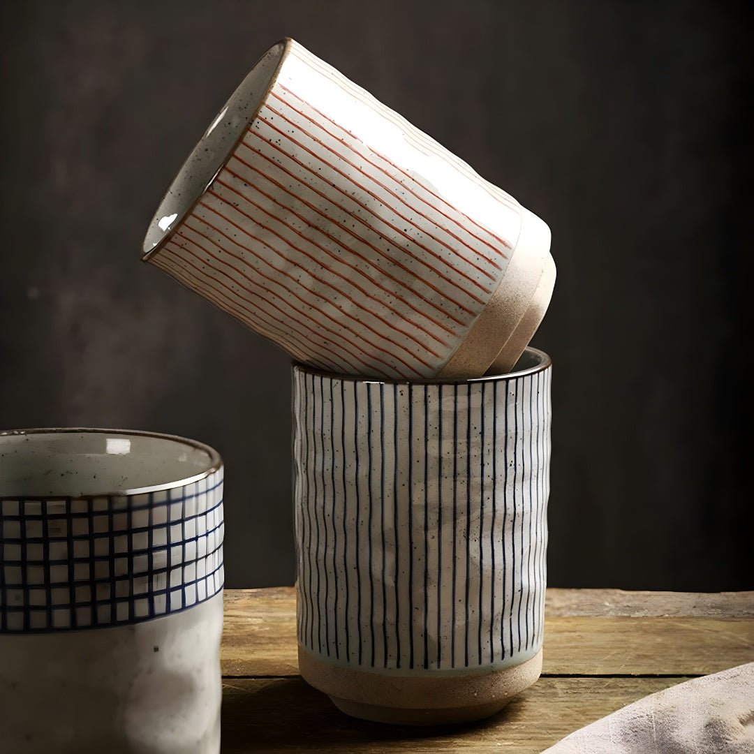 Vintage Japanese Style Ceramic Mugs 200ml