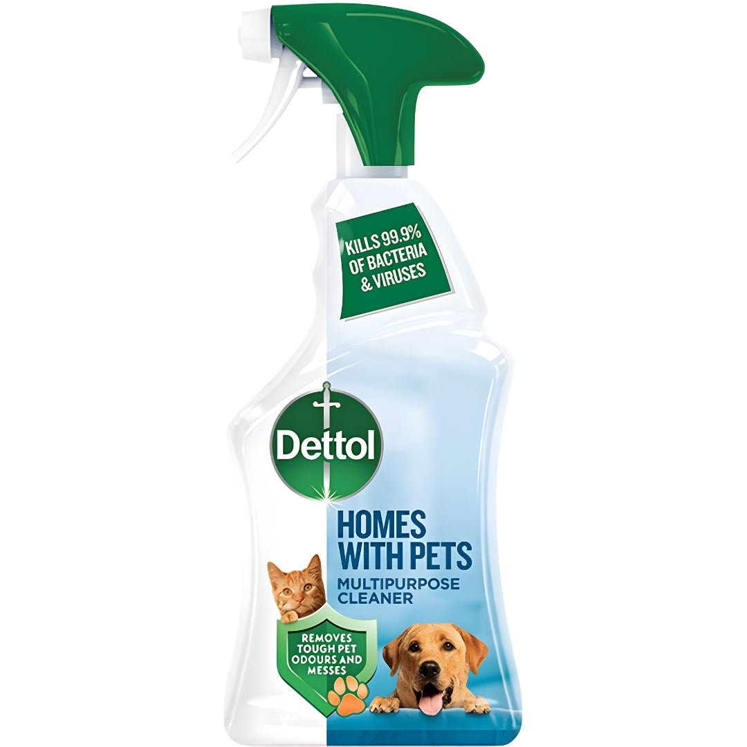 Dettol Homes With Pets Multi Purpose Cleaner 750ml – Fresh Breeze, disinfectant spray for pet messes, available in Lebanon