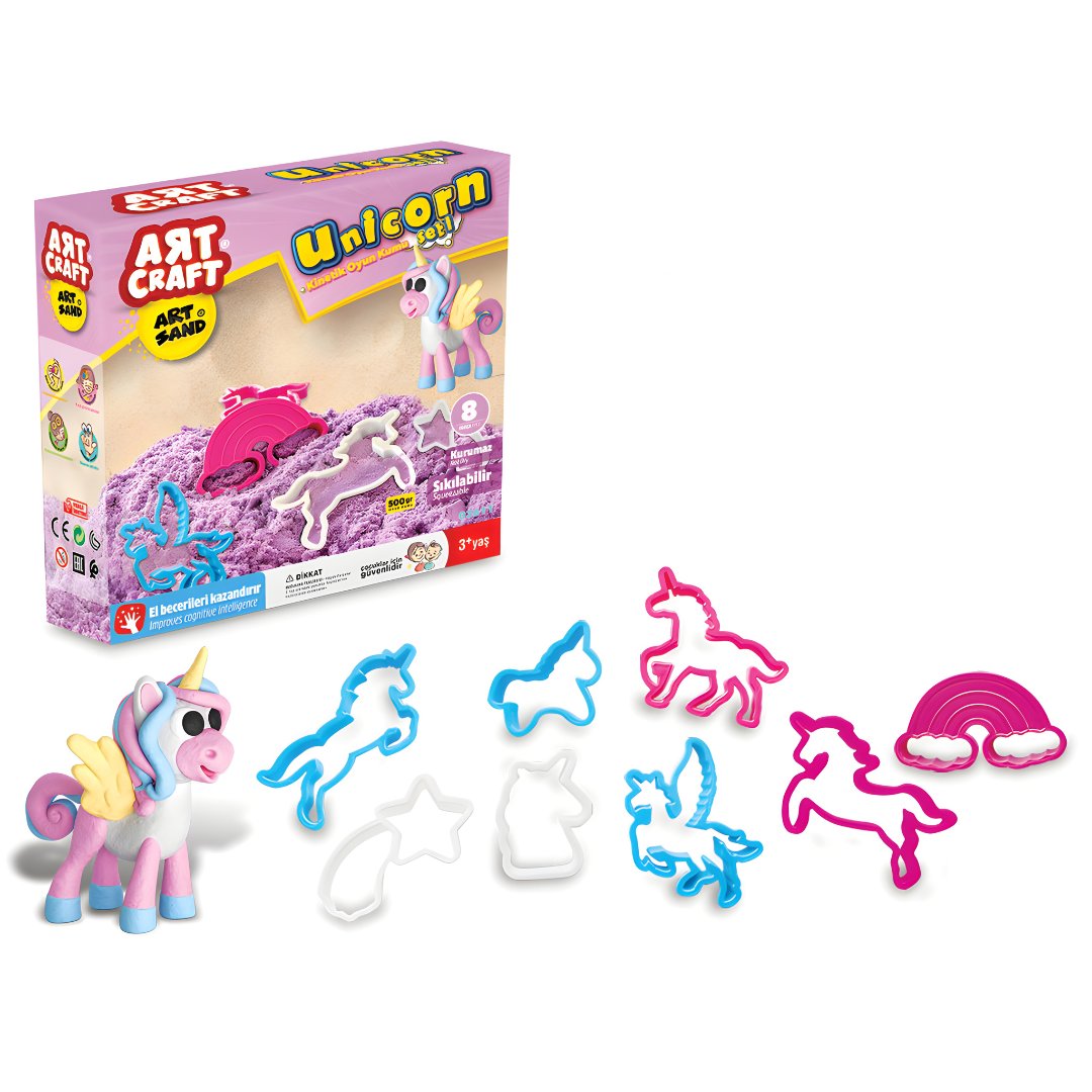 Art Craft Unicorn Kinetic Sand Set 500gr