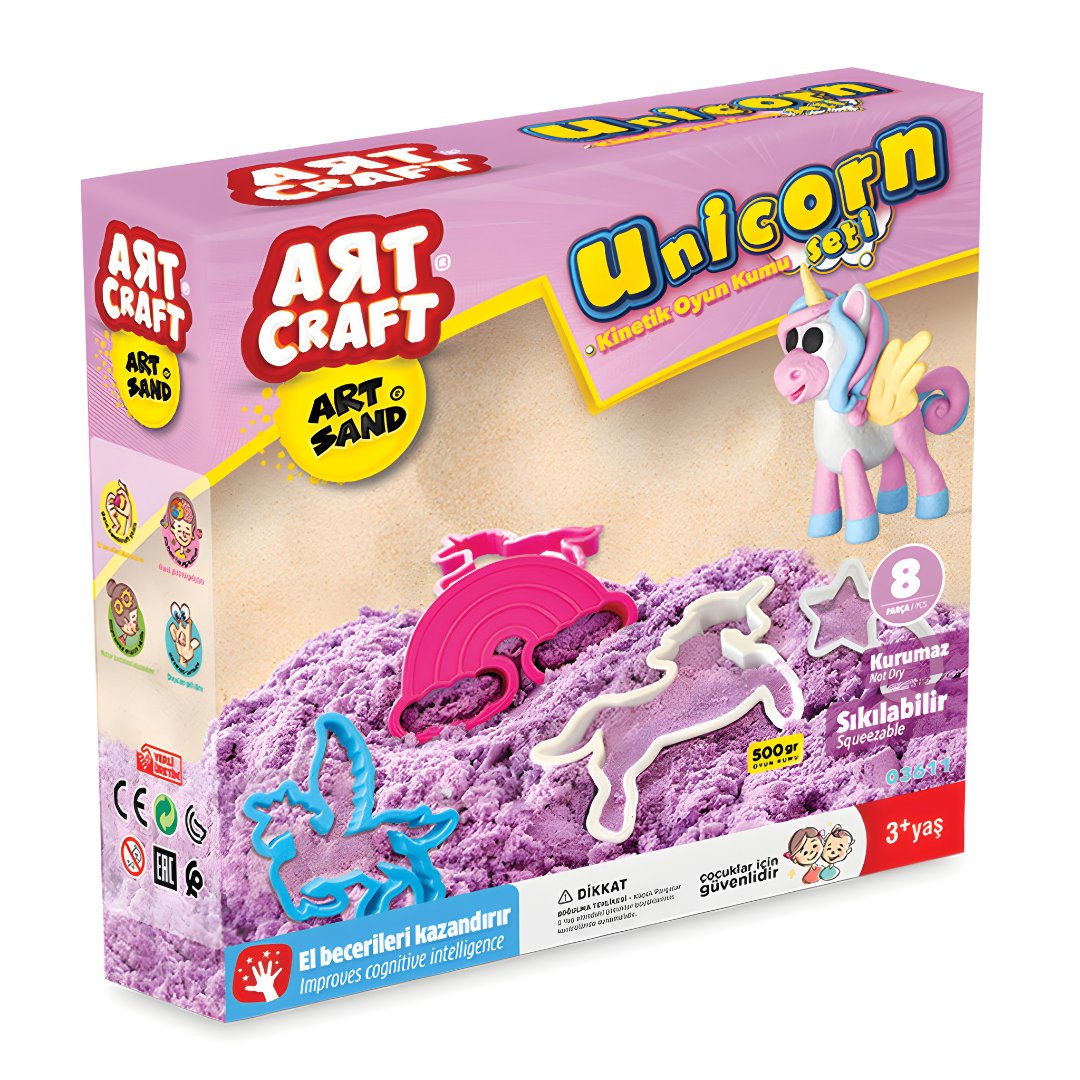 Art Craft Unicorn Kinetic Sand Set 500gr