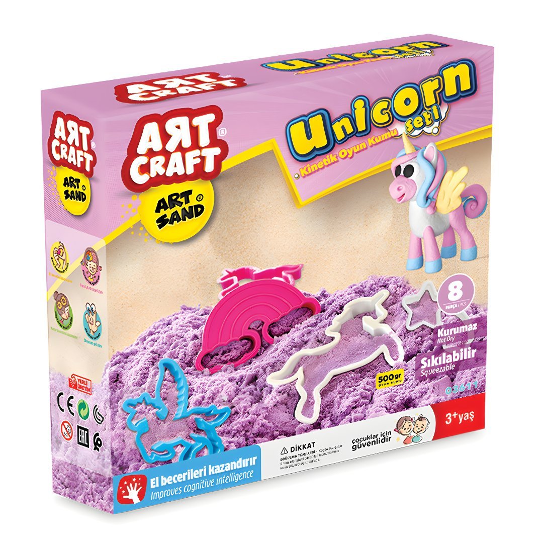 Art Craft Unicorn Kinetic Sand Set 500gr