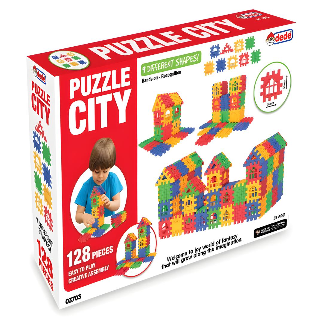 128-Piece Building Puzzle for Kids