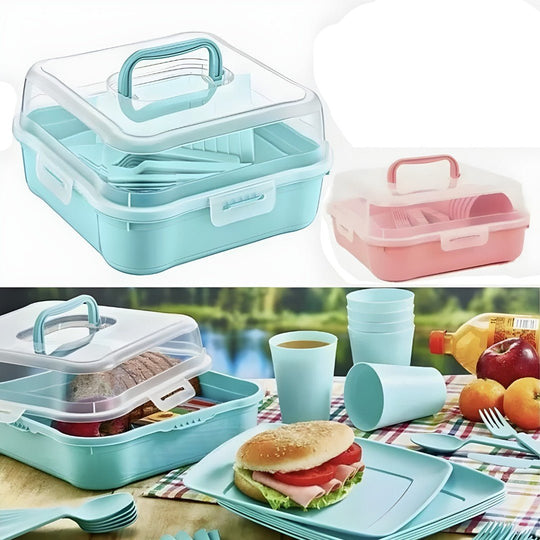 Violet Picnic Set 32 Pieces