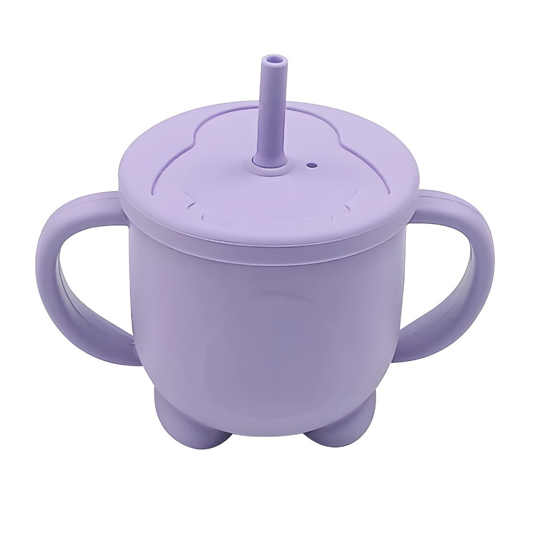Penguin Silicone Sippy Cup – 150ml Educational Baby Training Cup
