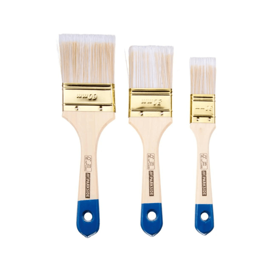 PARKSIDE ACRYLIC BRUSH SET 3 PIECES - EUROPEAN HOUSE HOLD