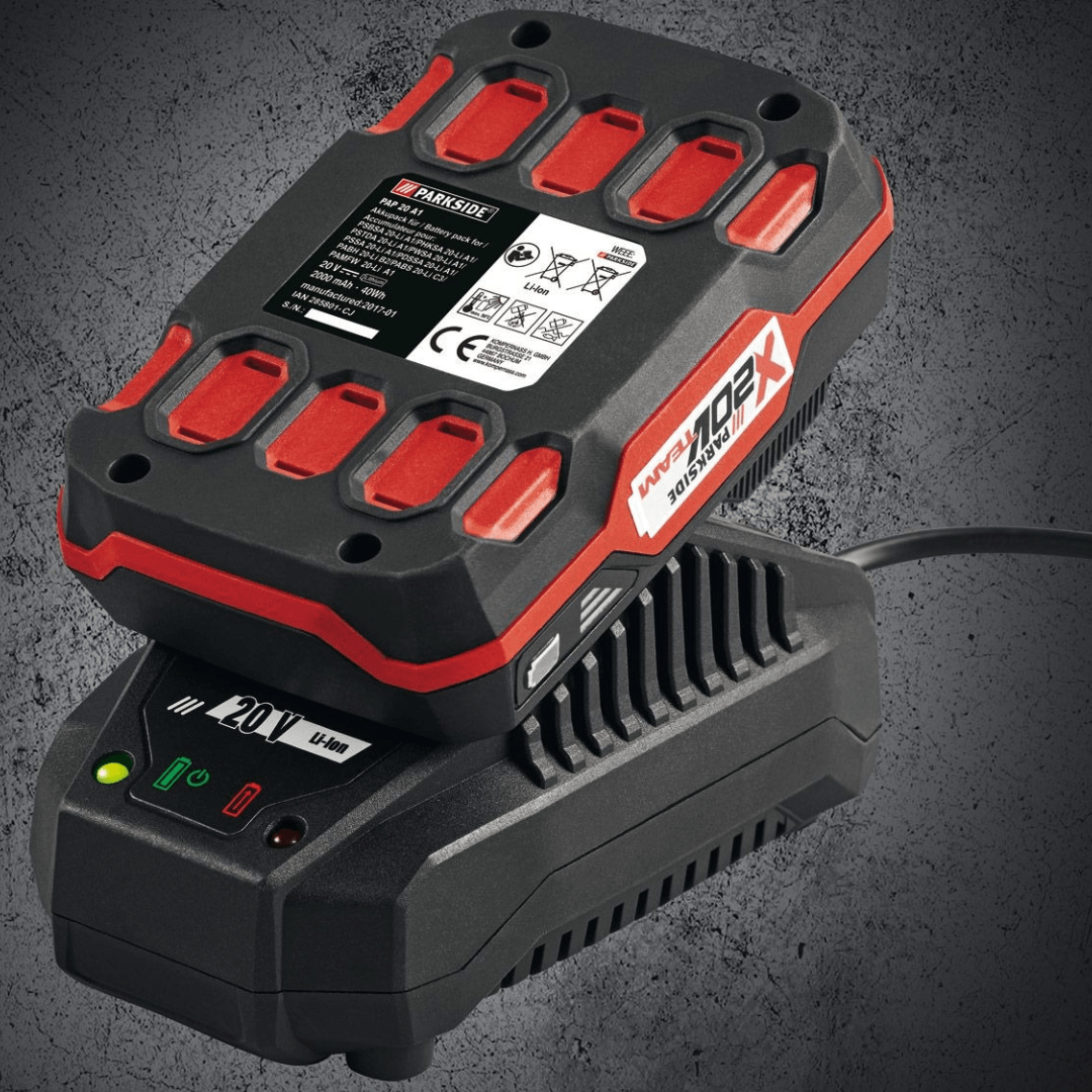 PARKSIDE Cordless Drill-Driver Set PABS 20-LI-E6 - EUROPEAN HOUSE HOLD