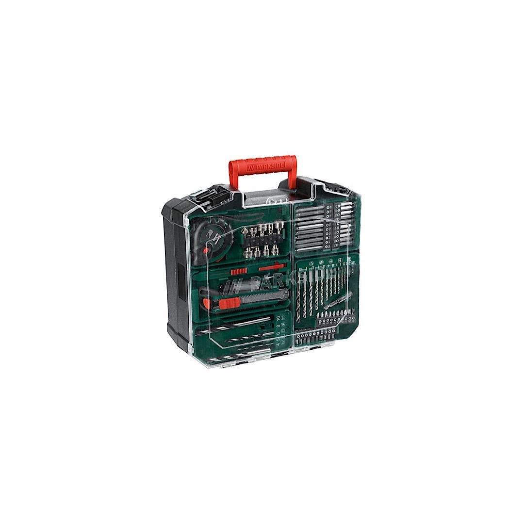 PARKSIDE CORDLESS DRILL/DRIVER SET WITH ACCESSORIES "PABS 20-LI F7", 20 V - EUROPEAN HOUSE HOLD