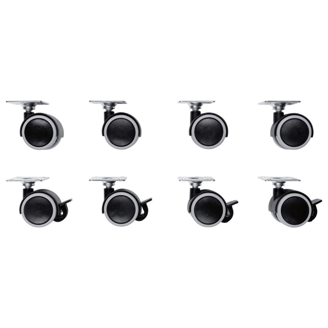 PARKSIDE FURNITURE CASTORS SET OF 8 - EUROPEAN HOUSE HOLD