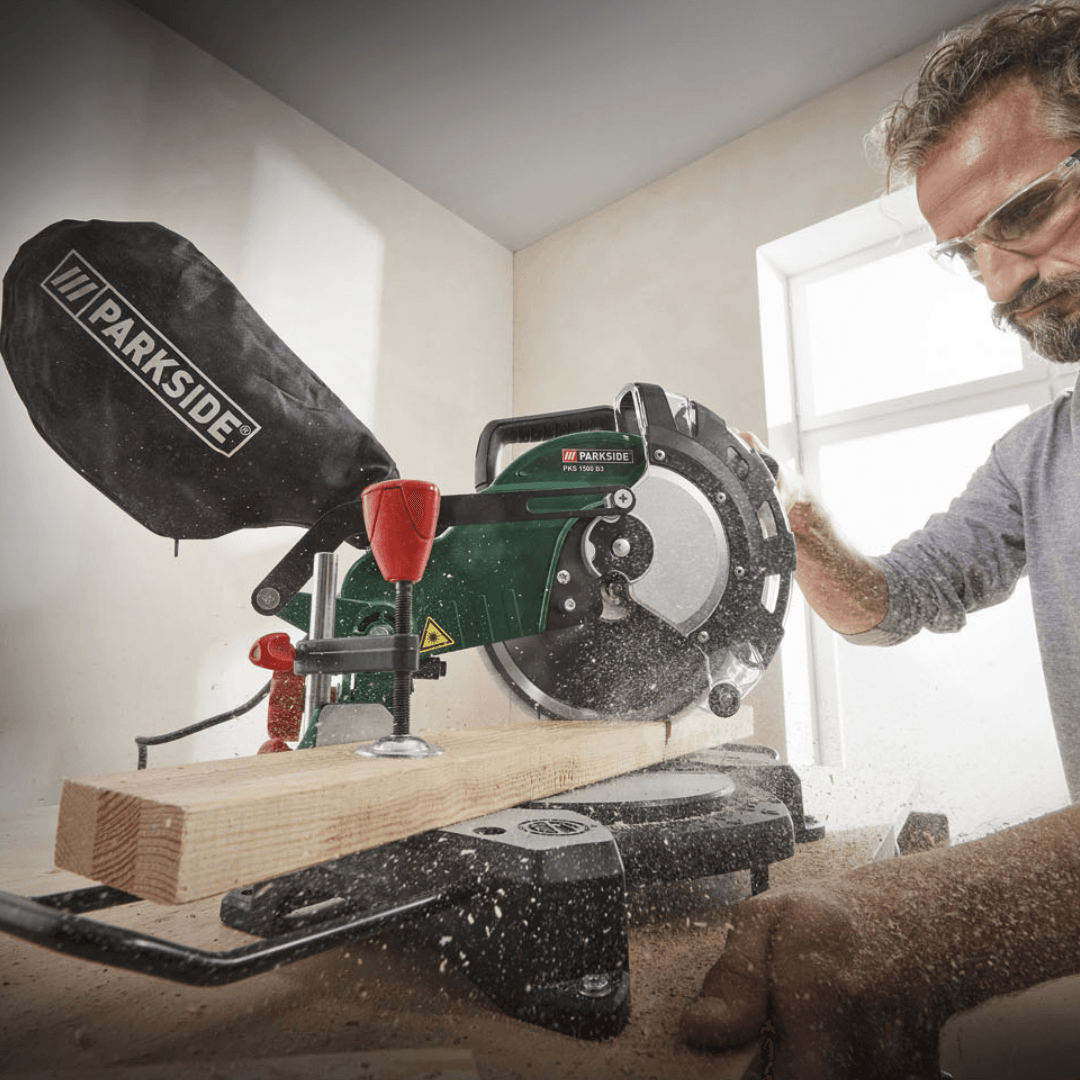Parkside Miter Saw »PKS 1500 B3«, 1500 W – EUROPEAN HOUSE HOLD