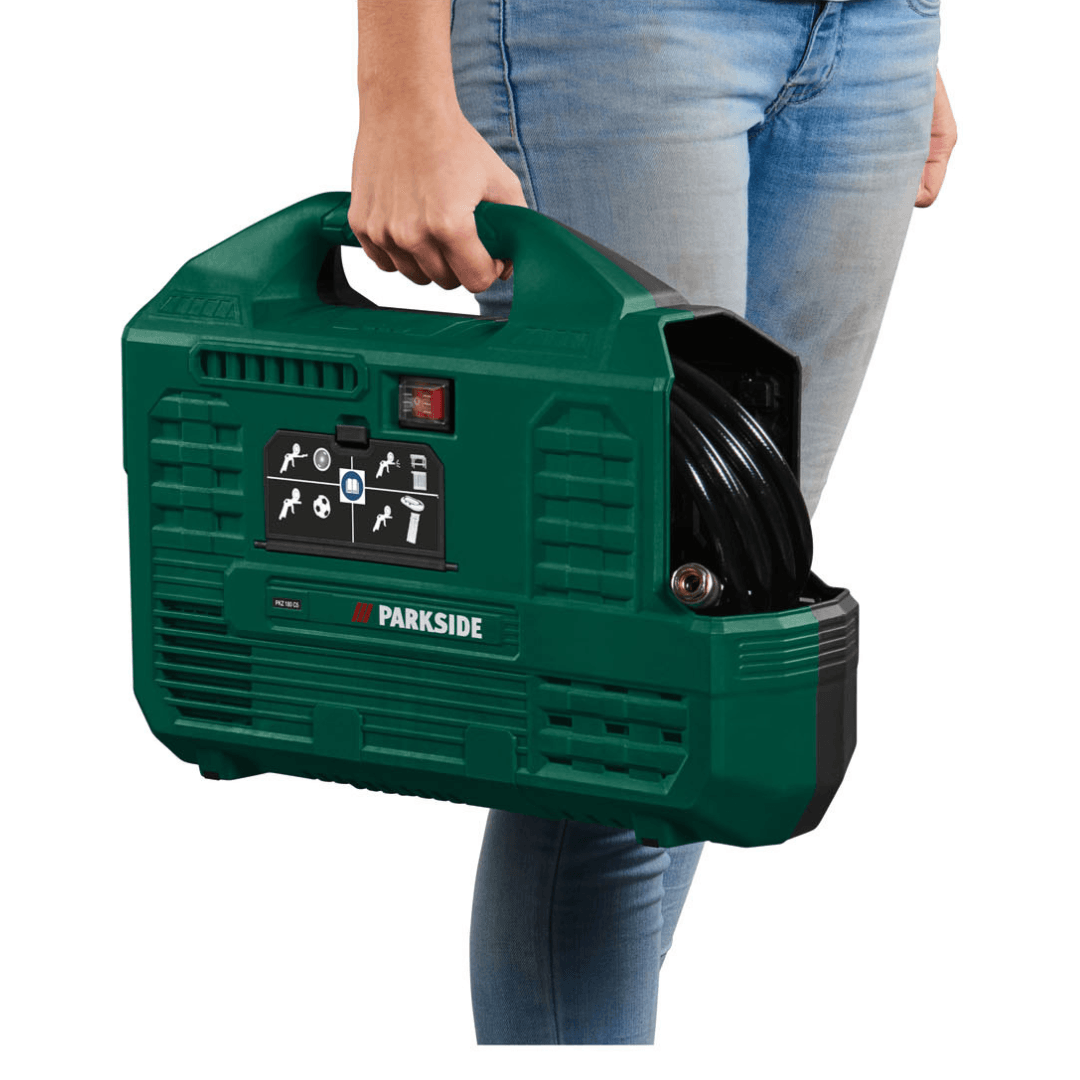 PARKSIDE PORTABLE COMPRESSOR »PKZ 180 C5«, 1100 W - EUROPEAN HOUSE HOLD