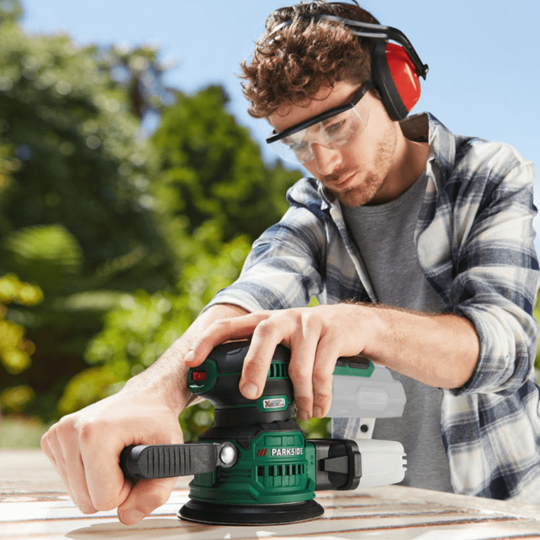 PARKSIDE® Cordless Eccentric Sander PAEXS 20-Li B2 «, 20 V - EUROPEAN HOUSE HOLD